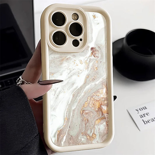 Marble TPU Silicone iPhone Case